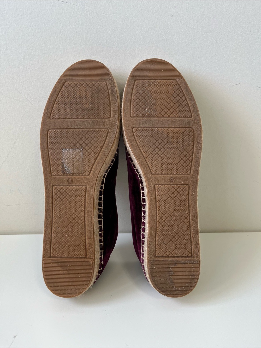 TORY BURCH VELVET PLATFORM ESPADRILLE SIZE 10.5 - Picture 6 of 8